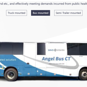 Mobile CT solution in bus mounted