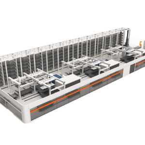 Laser cutting flexible production line