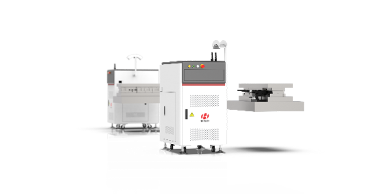 In mold welding production line