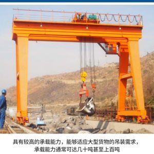 Double-main beam gantry crane, railway 100-ton large-tonnage double-main beam gantry crane, double-beam gantry crane
