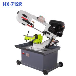 Small horizontal band saw machine hydraulic semi-automatic band saw machine portable multi-function band saw machine metal cutting small saw machine