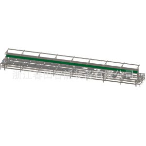 Double speed chain manual conveyor line, tooling board automation, double-layer cycle assembly and assembly line
