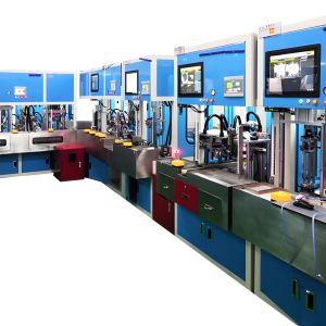 Automobile seat belt production line